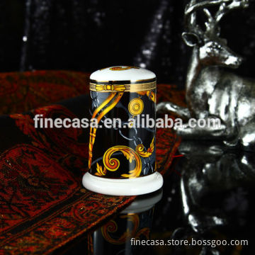 Luxury Fine Bone China Unique Toothpick Holder of Knight